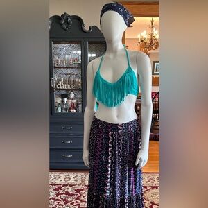 #29 Fringe bikini top
